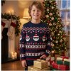 OVX32: Kids Knitted Christmas Santa Jumper (9-15 years)